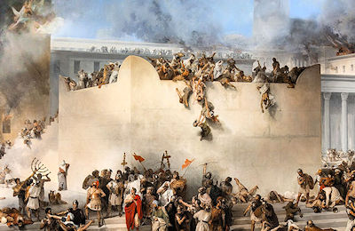 Fra​ncesco Hayez: ​La distruzione del tempio di Gerusalemme