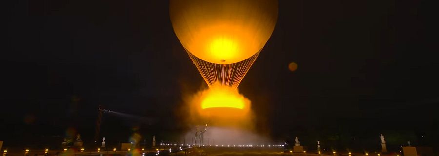 ​Felszáll az olimpiai hőlégballon üstje